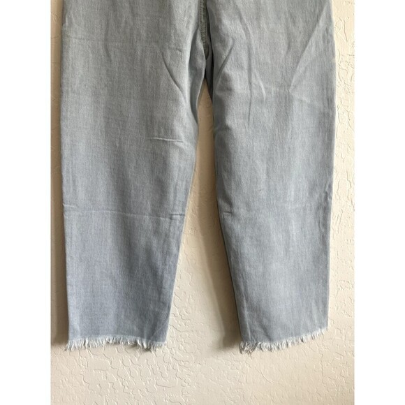 Palmer Heritage Distressed Hem High Rise Wide Leg Jeans Woman's Size 31 - Picture 16 of 16